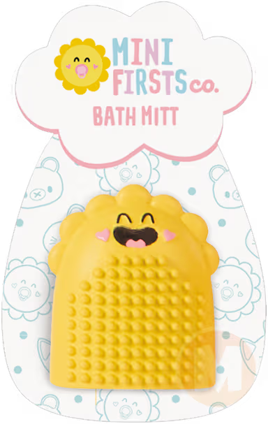Baby bath mitt