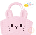 Pink bunny basket