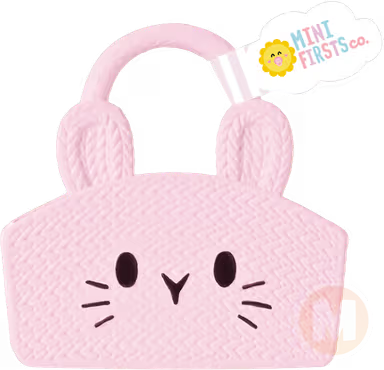 Pink bunny basket