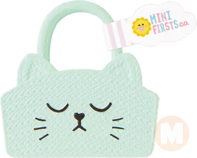 Blue cat basket