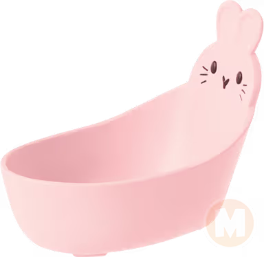 pink bunny bath tub