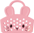 Pink bunny basket