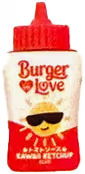 Burger love ketchup