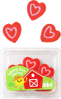 plush strawberries