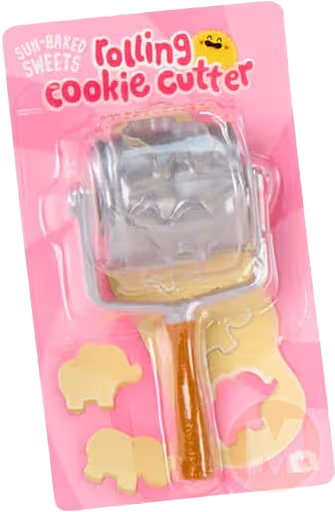 Rolling cookie cutter