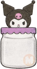Kuromi eraser jar