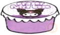 Kuromi eraser putty base