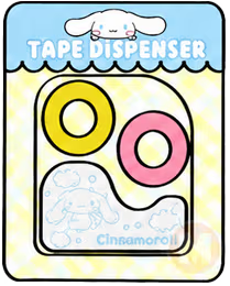 Cinnamoroll tape dispenser