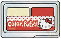 Red and White colored putty