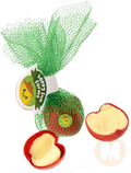 Red sliced apples
