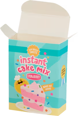 strawberry instant cake mix