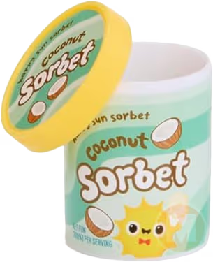 Coconut sorbet