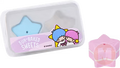 Pink and blue star cake