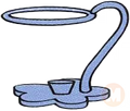 Cone stand blue