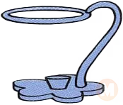 Cone stand blue