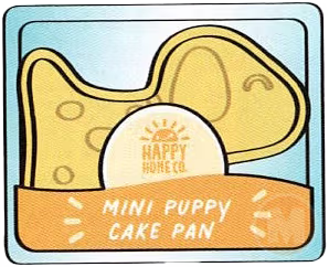 Mini puppy cake pan