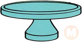 Teal Cake stand