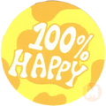 100% happy coaster
