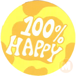 100% happy coaster