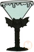 Bat Martini Glass