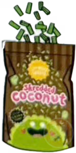 shredded coconut