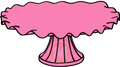 cake stand pink