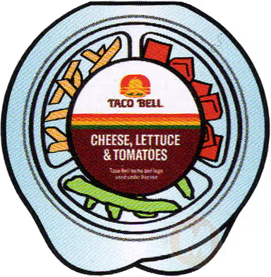 Cheese , Lettuce and tomato tray