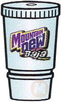 Mountain dew baja cup