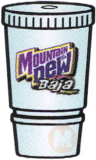Mountain dew baja cup