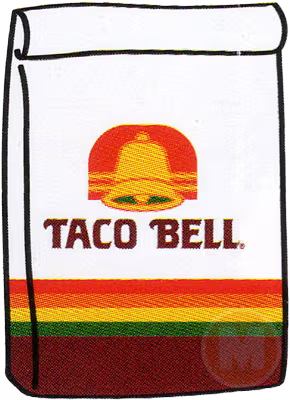 Taco bell bag