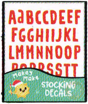 Stocking decals