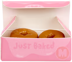 Chocolate Donuts (Pink Box)