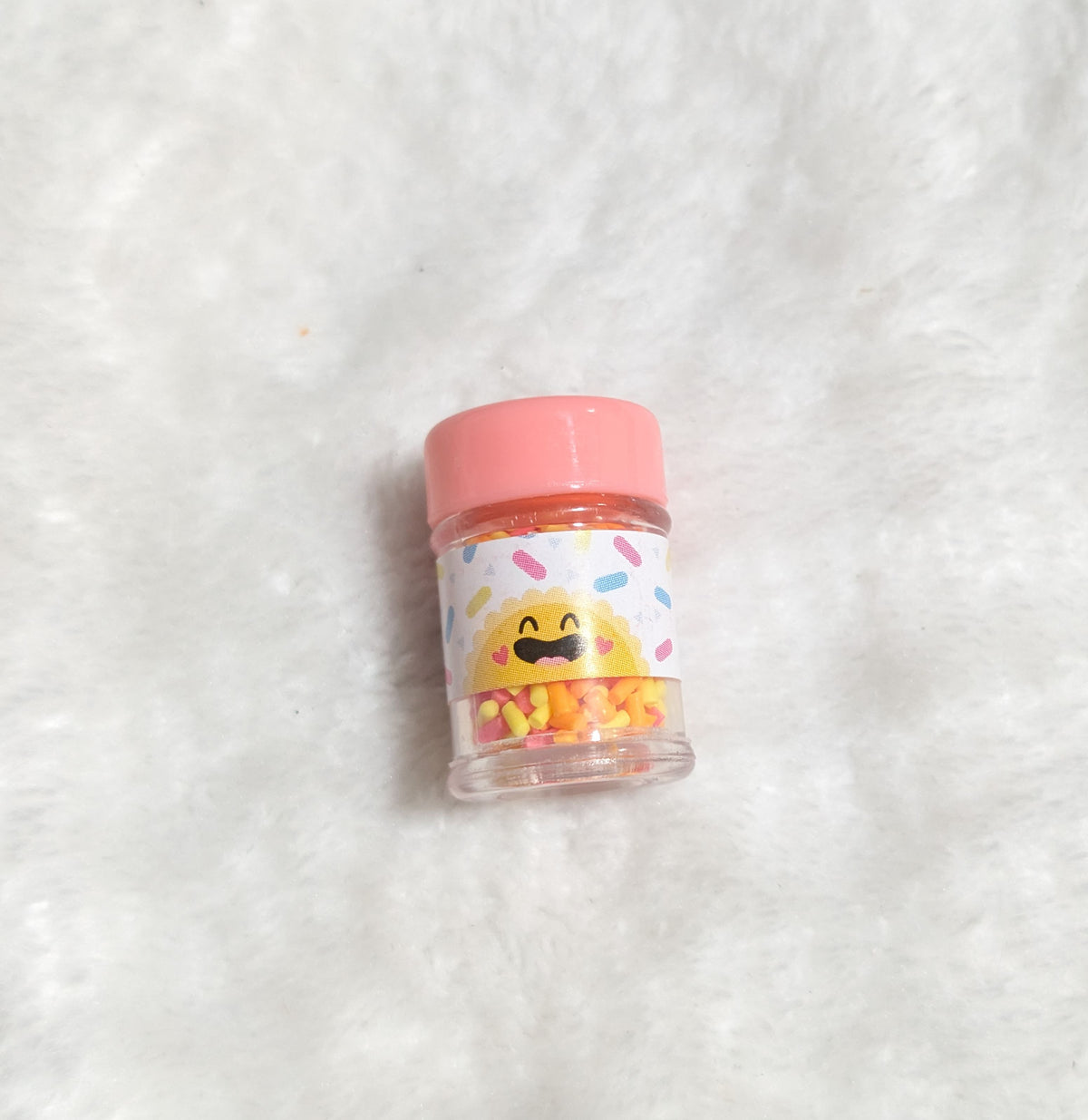 Sprinkles, orange, yellow & pink mix